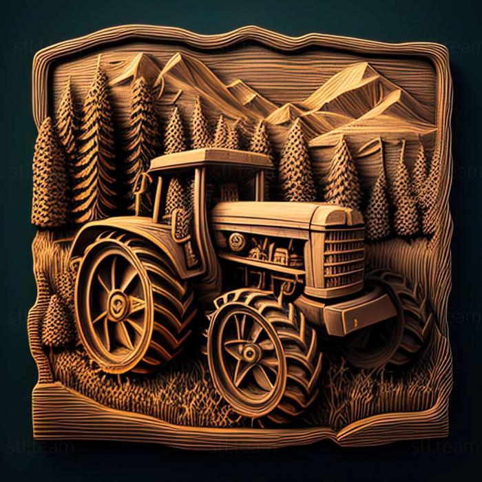 3D model Farming Simulator 18 game (STL)